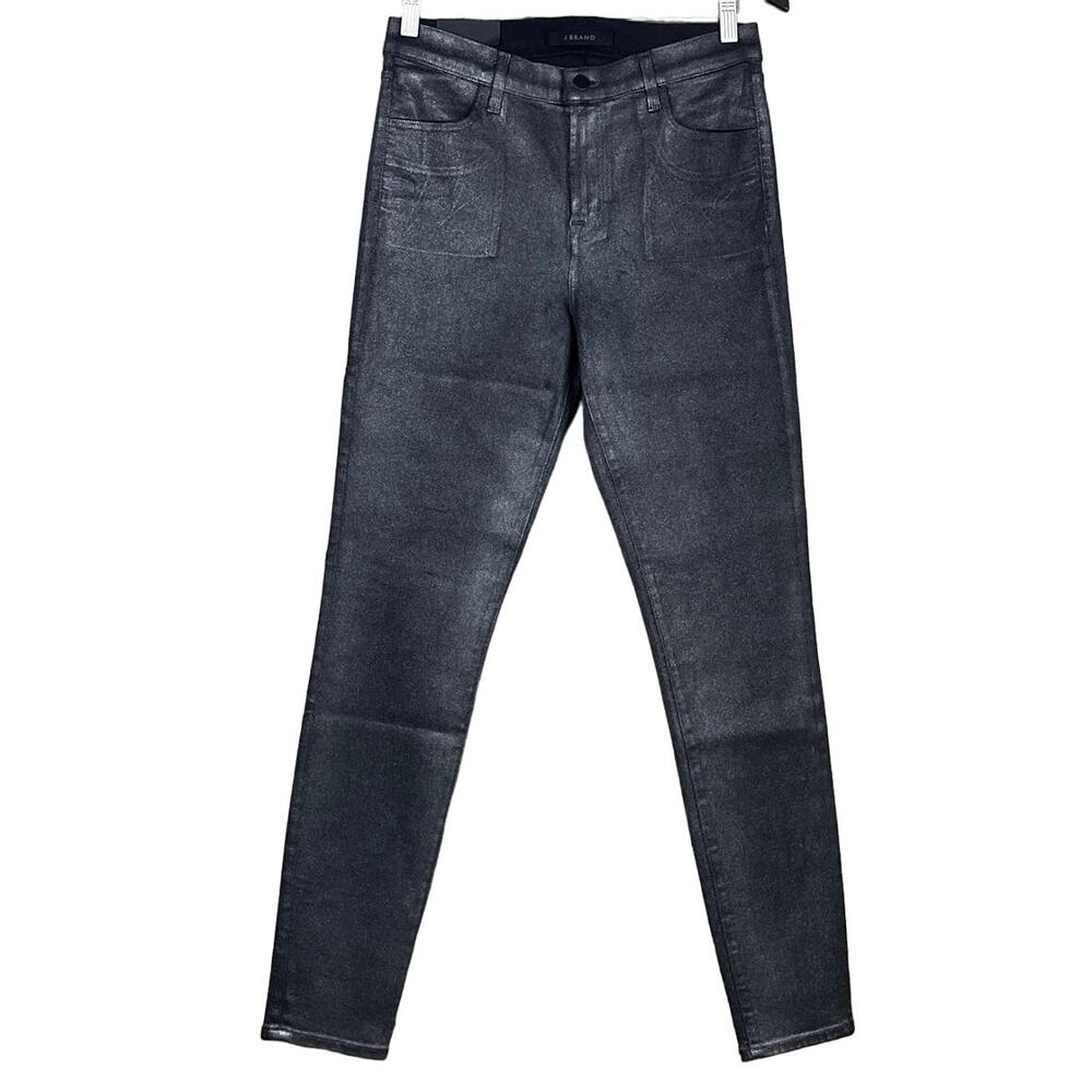 J Brand Maria High Rise Skinny Photo Ready Jeans Silver Lament SZ 30 NWT